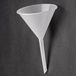 Funnel Poly, long stem, 55mm