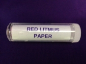 Litmus paper, Red
