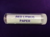 Litmus paper, Red