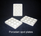 Spot Plate, Porcelain - 12 Cavity 